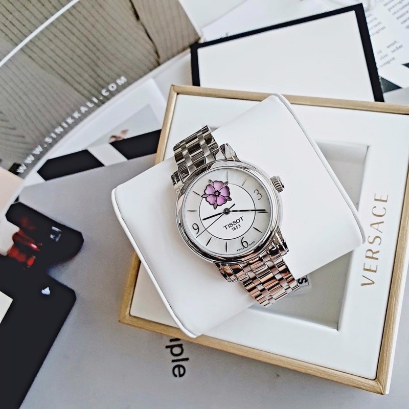 Đồng hồ nữ Tissot Automatic Lady Heart Flower T050.207.11.117.05 (T0502071111705)  👉🏻