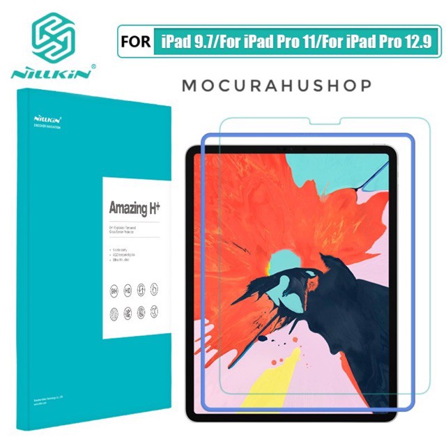 Kính cường lực Nillkin Amazing H+ iPad Mini 6 4/5,iPad 9.7/10.2 Gen 8 /Air 3/ Air 4/ Pro 10.5/ Pro 11,12.9 (2018/ 20/ 21