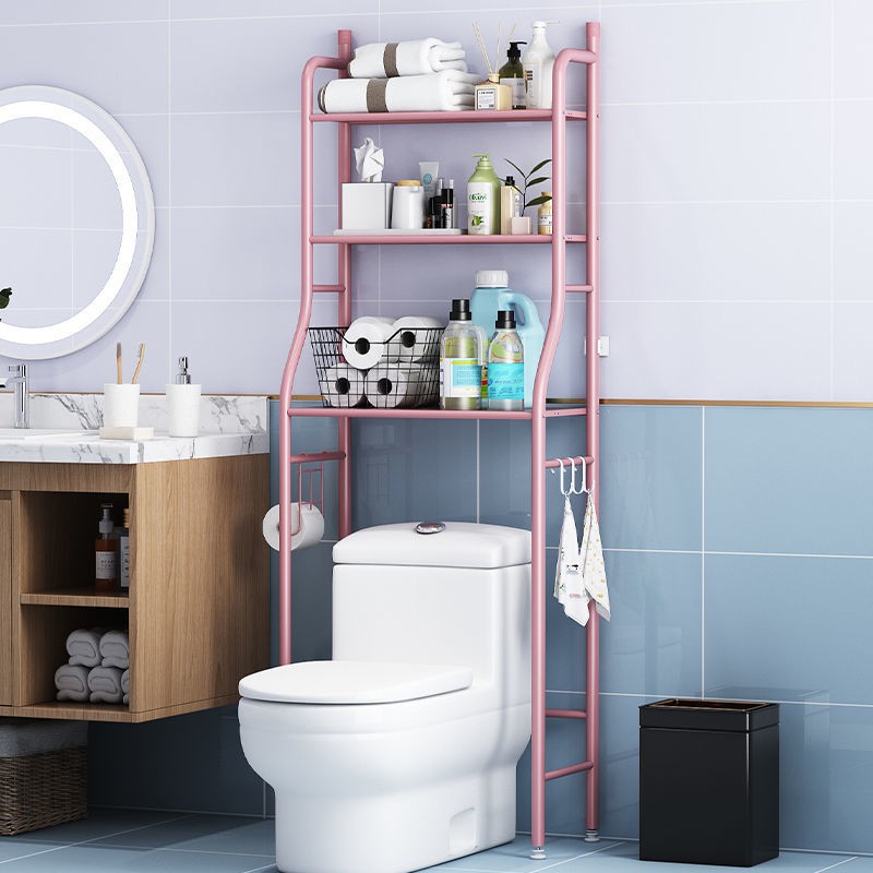 Đồ dùng phòng tắm☞❧Kệ máy giặt vỏ sò giá mở toilet trên không gian sáng tạo ban công nhà để đồ sàn