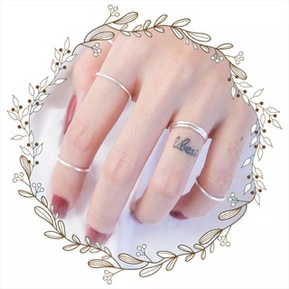 Nhẫn bạc nữ,nhẫn bạc tròn trơn 925,trang sức bạc cấp LTsilver 83