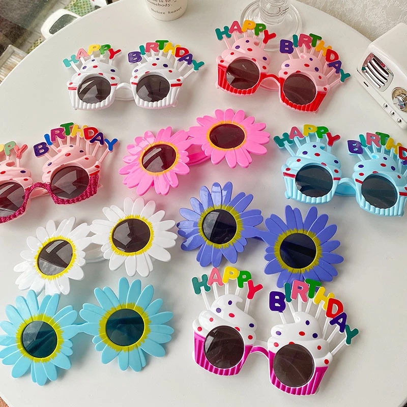 Mắt Kính Chữ Happy Birthday Ngộ Nghĩnh