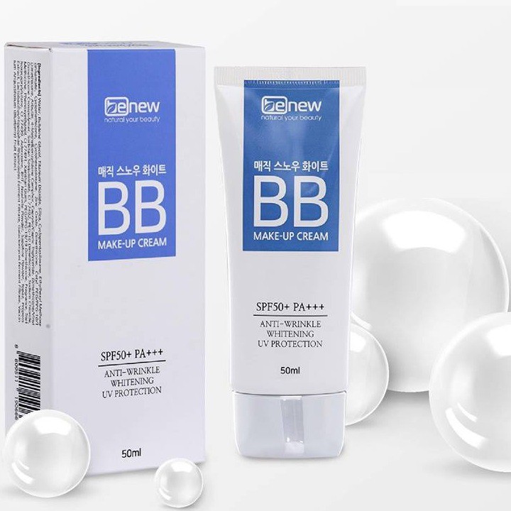 Kem Nền BB Benew Magic Snow White B.B Make Up Cream 50ml