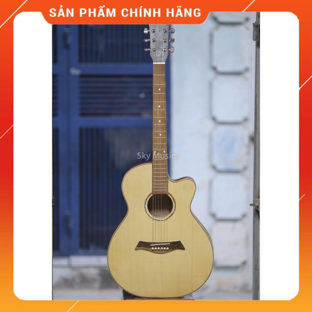 [Hàng chuẩn loại 1] Guitar Khuyết SK99D Dáng A Khuyết Có Ty Chỉnh Cần Âm Cực Hay Dành Cho Người Mới Tập