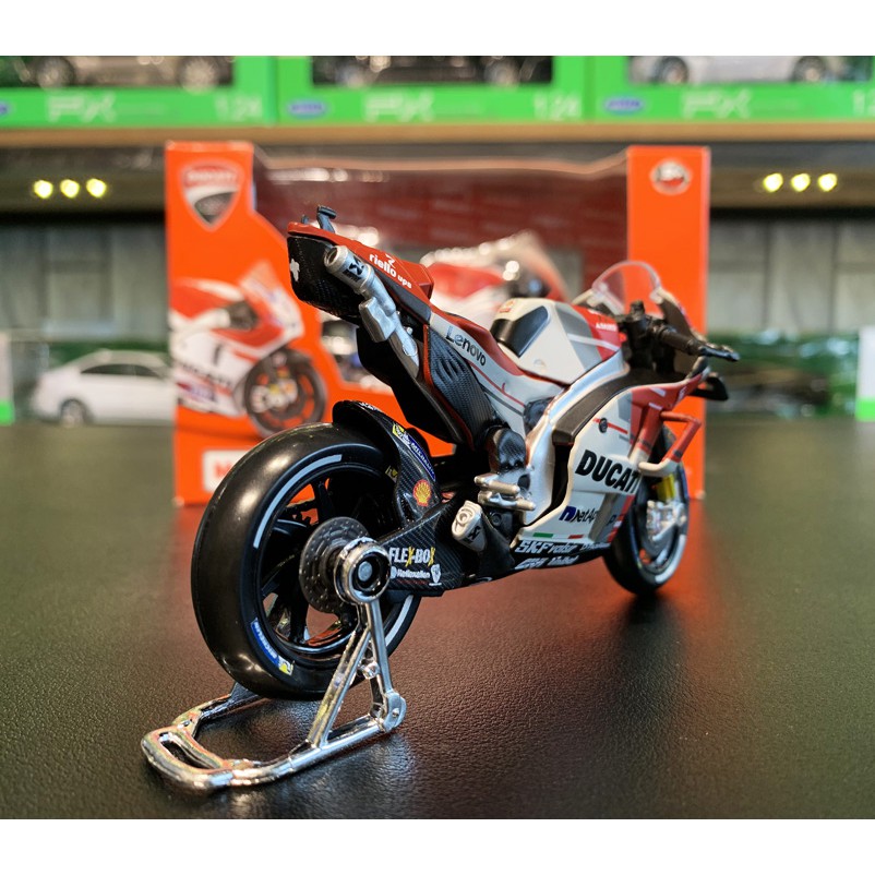 Mô hình mô tô siêu xe Ducati Desmosedici 2018 tỉ lệ 1:18 hãng Maisto