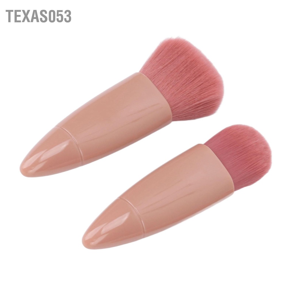 Set 5 Cọ Trang Điểm Lông Mềm Mini Kèm Hộp Đựng Có Gương Tiện Lợi