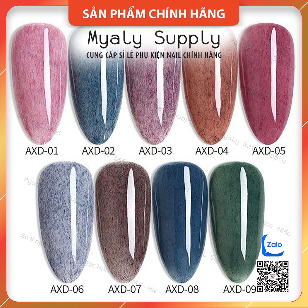 Set Sơn AS Chai Đỏ Nắp Nhọn 9 Chai Cao Cấp AXD SP000329