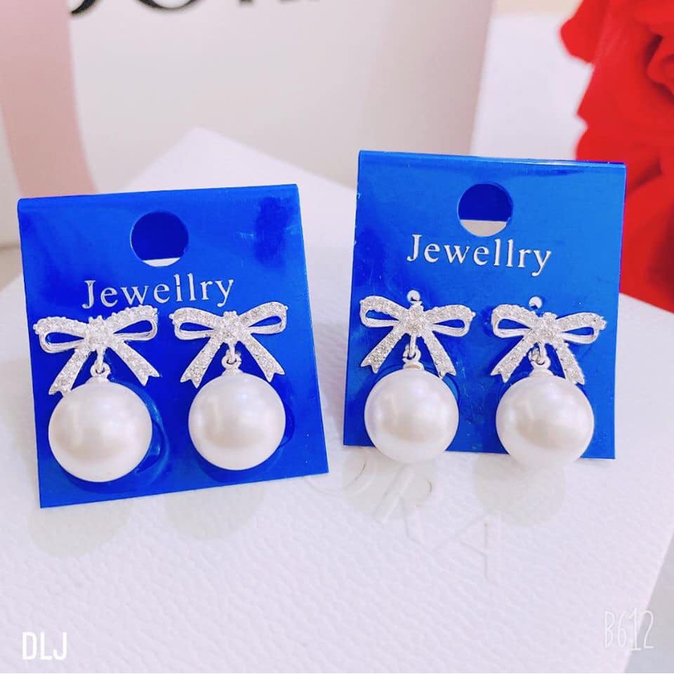 BÔNG TAI NƠ BẠC TA MẪU MỚI