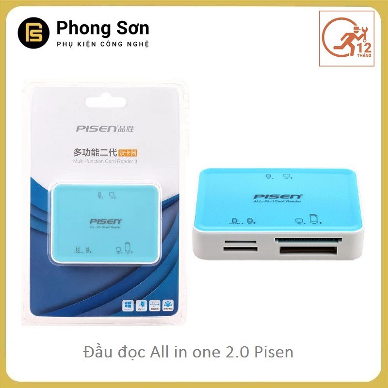 Đầu đọc all in one 2.0 Pisen | BigBuy360 - bigbuy360.vn