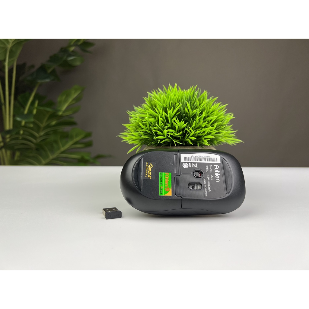 Chuột máy tính không dây Wireless Fuhlen M70 chuột văn phòng chính hãng Fuhlen gaming-Bảo hành 2 năm