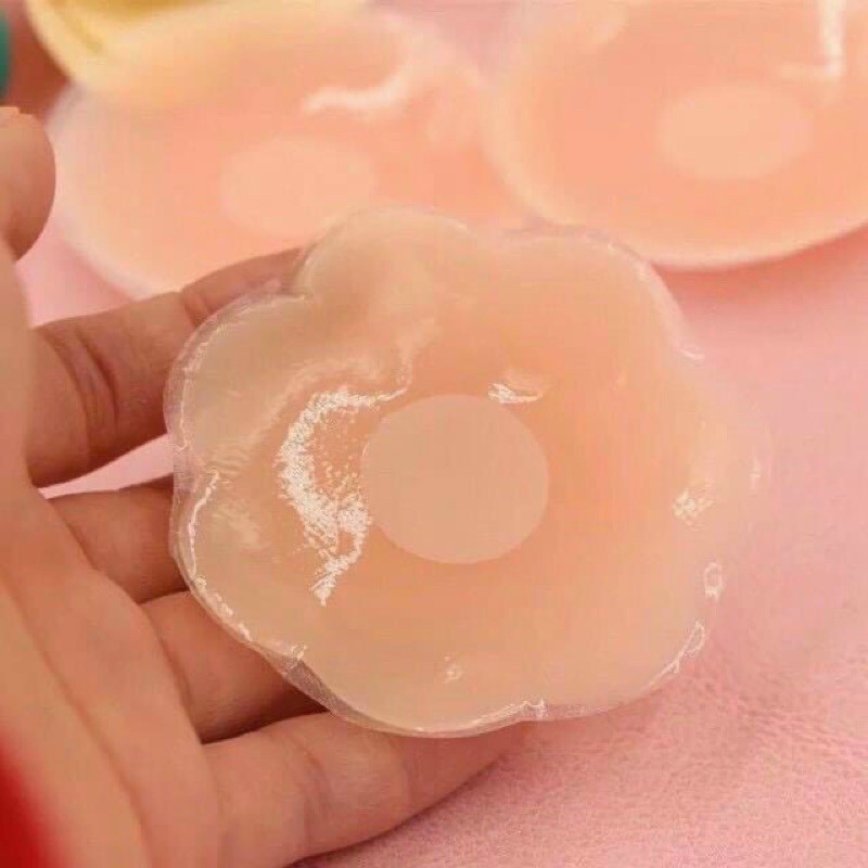 Hộp 10 Miếng  Dán Ngực Silicon Dán Nhũ Hoa - Miếng Dán Ti