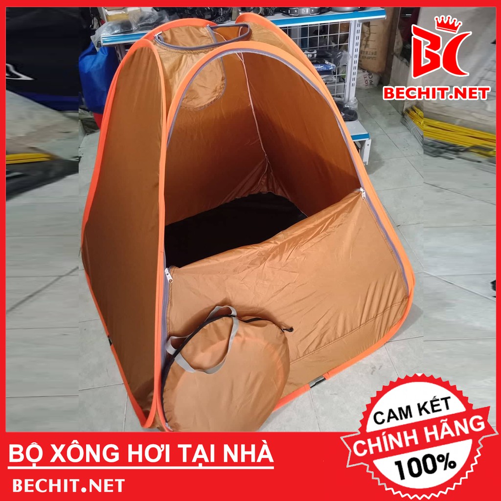 Lều Xông Hơi Chui Đầu Tự Bung Liều Xông Vải Dày Không Thấm Nước Loại 1 - Màu Ngẫu Nhiên