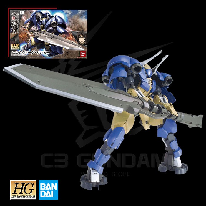 MÔ HÌNH LẮP RÁP GUNDAM HG IBO 1/144 HELMWIGE REINCAR GUNDAM IRON-BLOODED ORPHANS HGIBO BANDAI GUNPLA CHÍNH HÃNG NHẬT BẢN