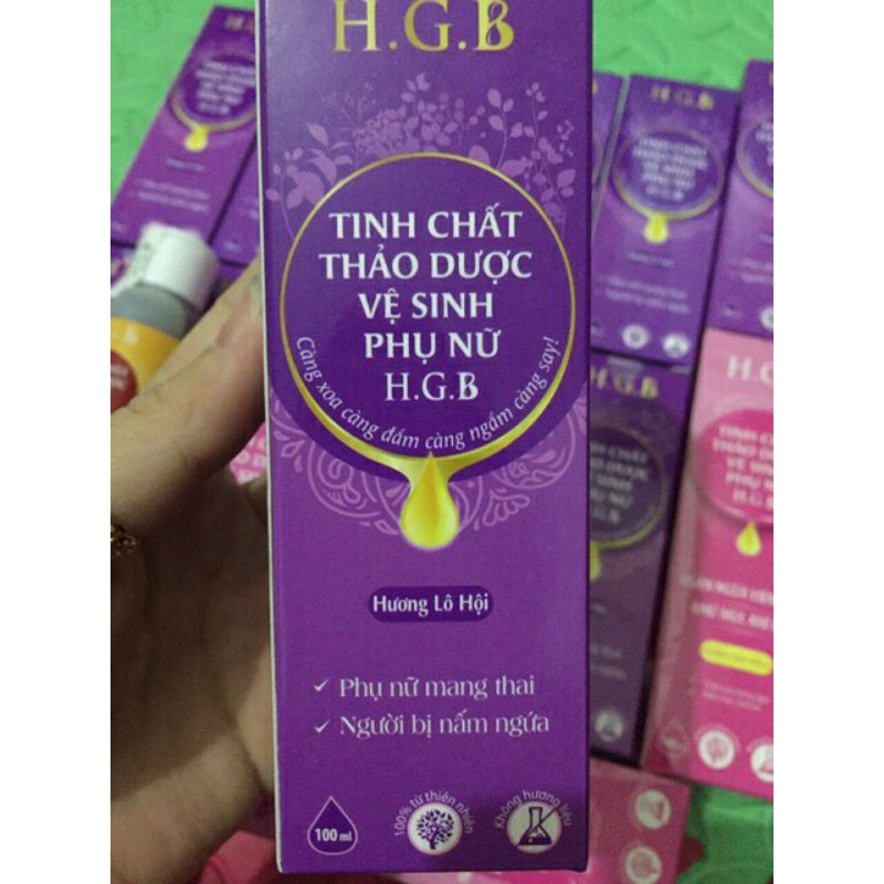 Dung dịch vệ sinh phụ nữ HgB- viện phụ sản khuyên dùng