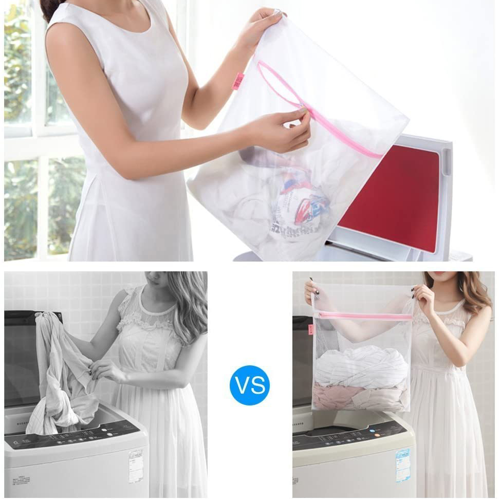 Túi giặt đồ dạng lưới nhiều kích thước đa năng cho máy giặt