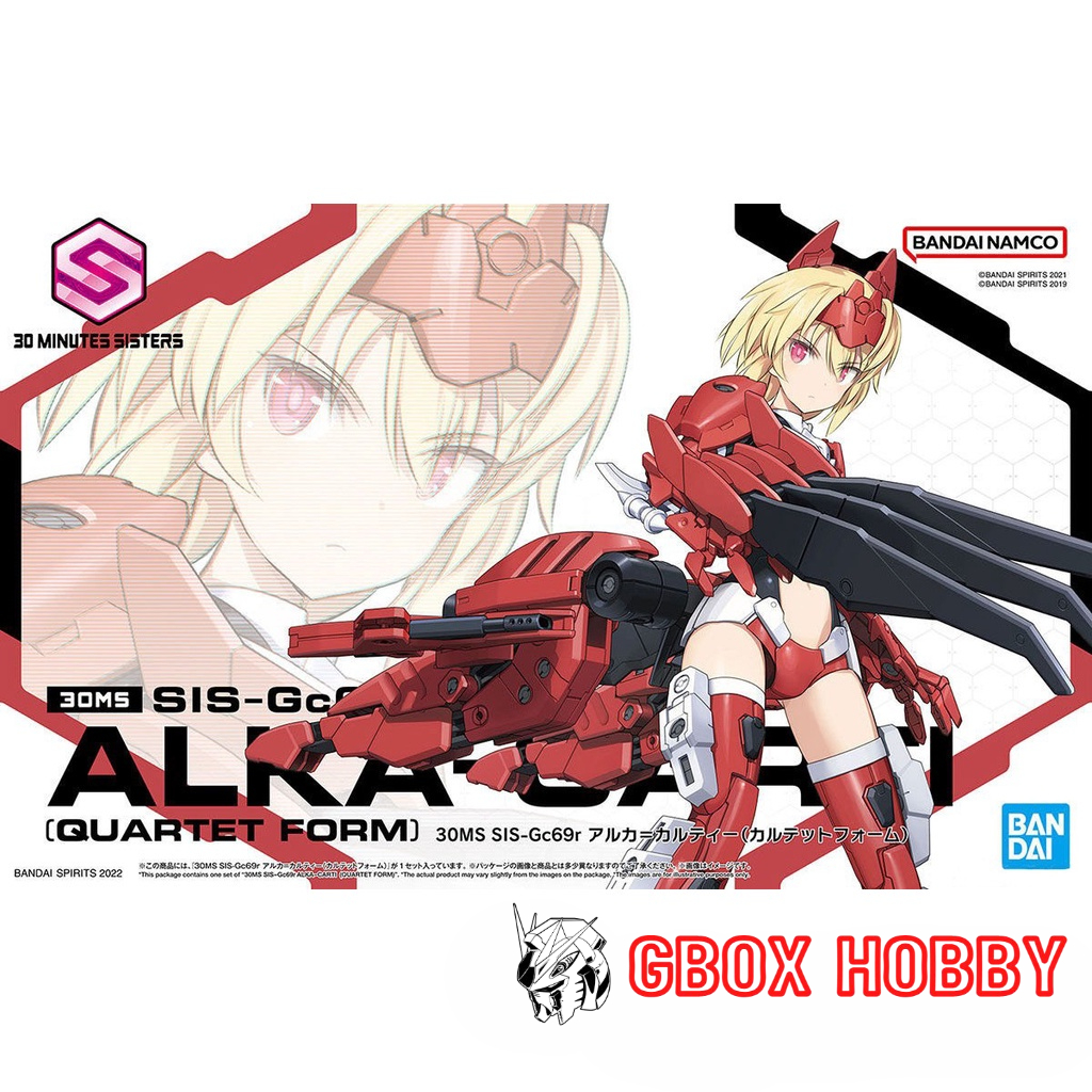Mô hình lắp ráp 30MS Alka Carti Quartet Form SIS-Gc69r 30 Minutes Sisters Bandai Plastic model 1/144