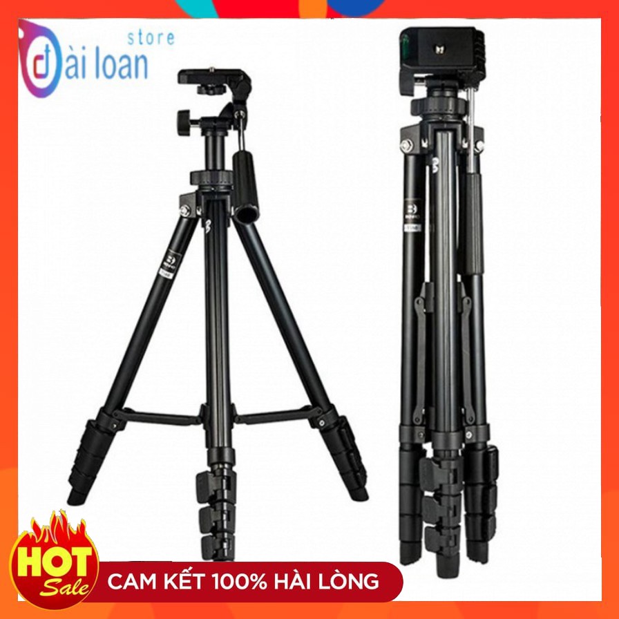 Giá Đỡ Điện Thoại Tripod Benro T560 Kiêm Gậy Chụp Ảnh 3 Chân Siêu Xịn Siêu Chắc Chắn - Phụ Kiện Tuấn