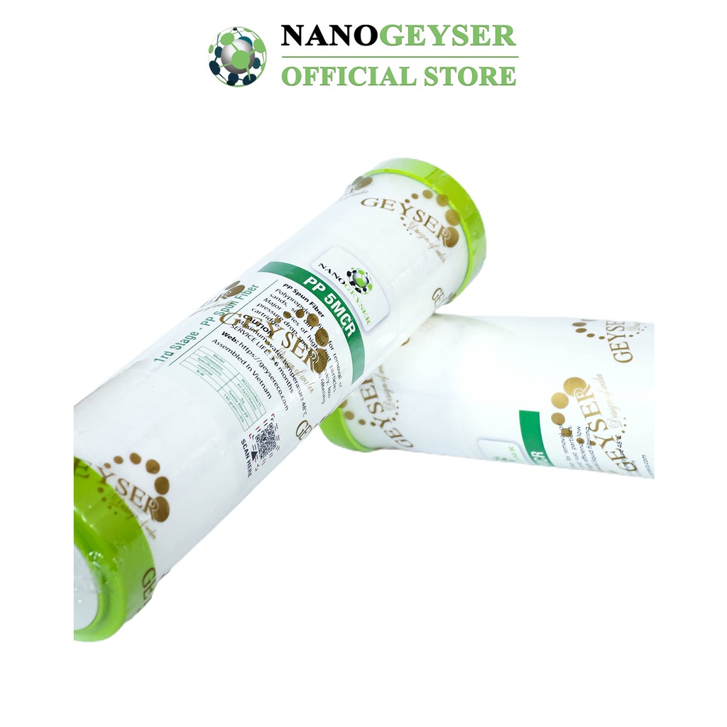 Bộ 8 lõi lọc nước dùng cho các dòng máy RO, Nano Geyser RO Eco, Kangaroo, Karofi...