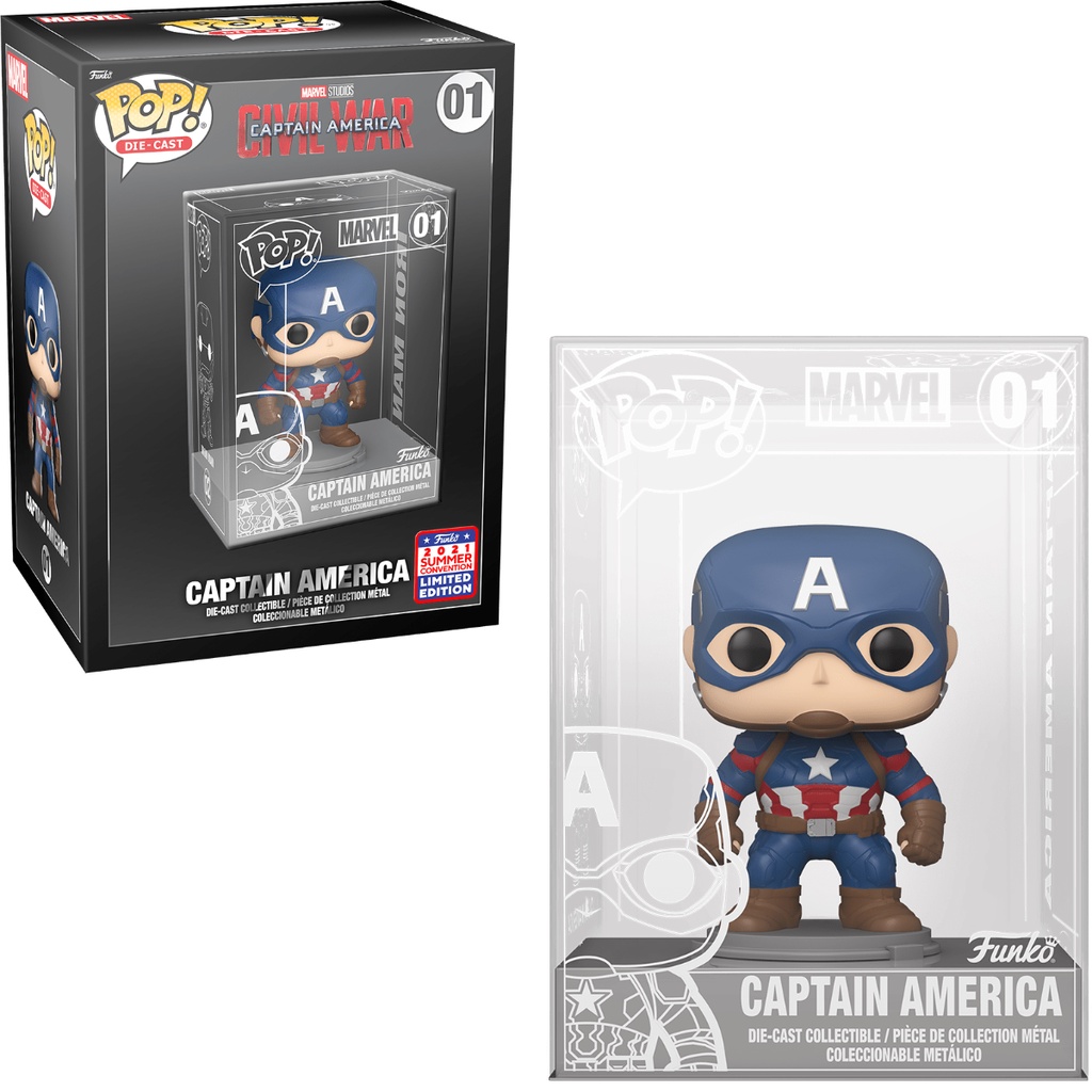 Đồ chơi mô hình funko pop 01 Captain 