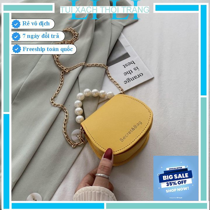 Túi đeo chéo mini 💖Nhập MYLI02 GIẢM 30K💖 Túi xách mini phong cách Hàn Quốc ! TX009 (có ảnh, video thật) | BigBuy360 - bigbuy360.vn