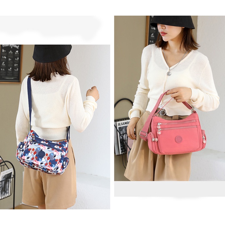 Túi xách đeo chéo vải mềm mai chống nước, chống xước cao cấp size 26cm TUI-25