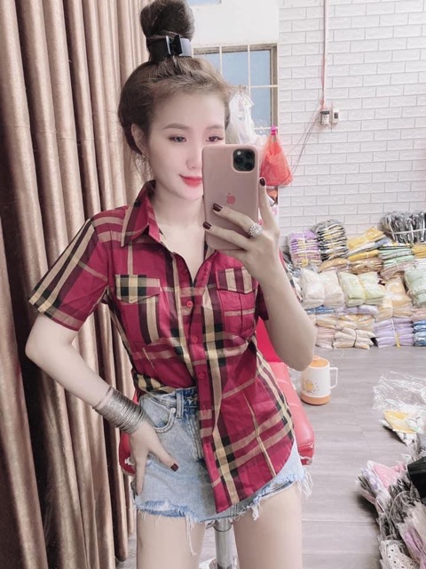 ÁO SƠ MI TÚI HỘP SỌC NHỎ SÀNH ĐIỆU CÁ TÍNH | BigBuy360 - bigbuy360.vn