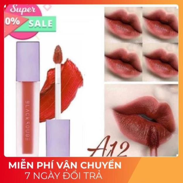 Son Black Rouge A12 ⚡️𝑯𝒂̀𝒏𝒈 𝑯𝒂𝒏𝒅𝒎𝒂𝒅𝒆⚡️ Màu Đỏ Nâu Trầm