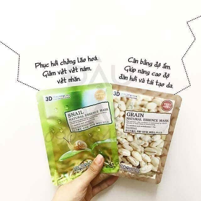 Combo 10 miếng Mặt Nạ 3D Foodaholic Hàn Quốc