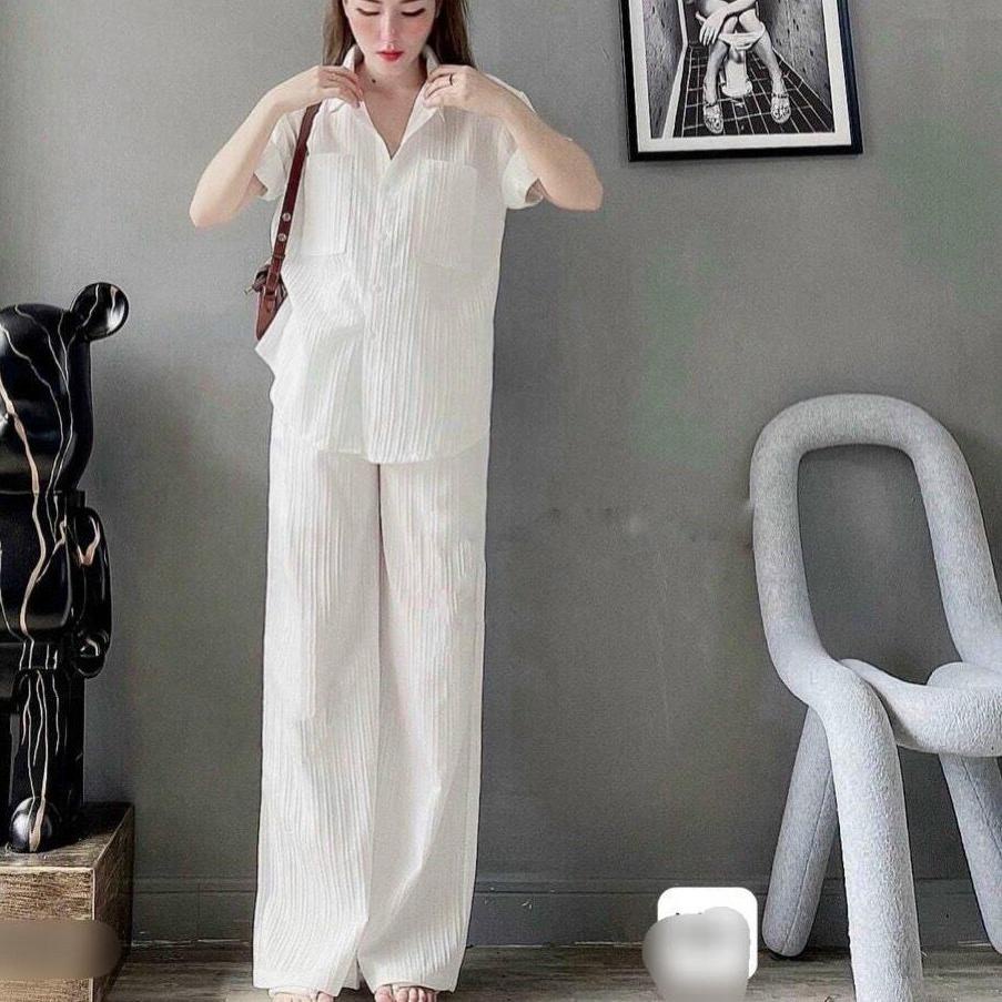 Bộ Nhăn quần dài