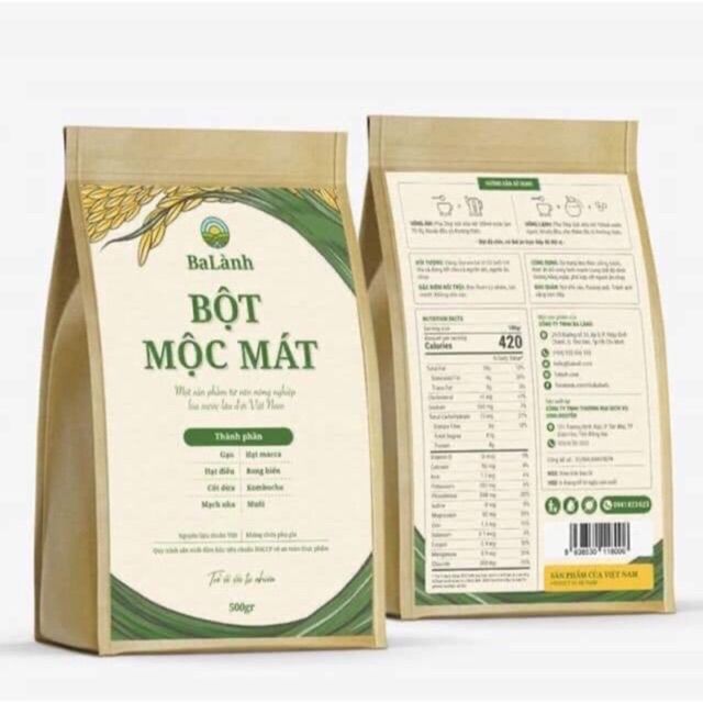 Sữa hạt sạch, Bột Mộc Mát  Ba Lành 500gr