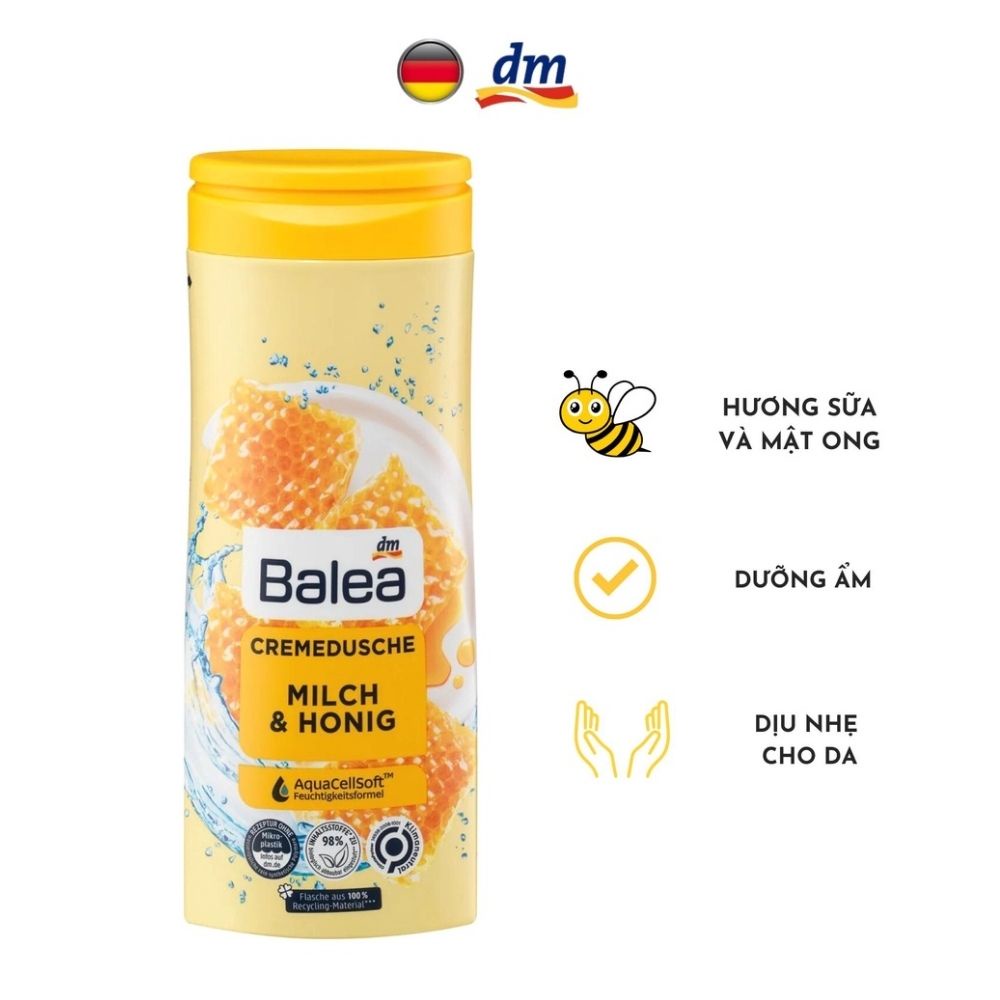 Sữa tắm Balea 300ml nội địa Đức hương thơm mát, giữ ẩm - Shop Lavenic