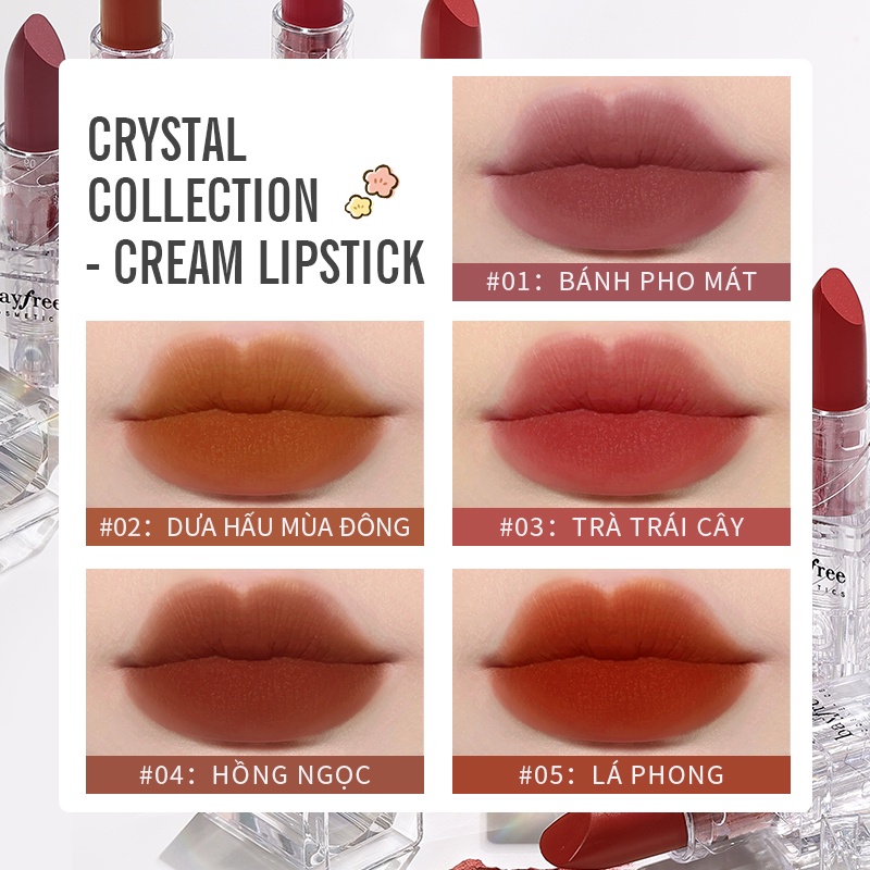 Son Môi Chất Nhung Lì Lâu Trôi Chống Thấm Nước Bayfree