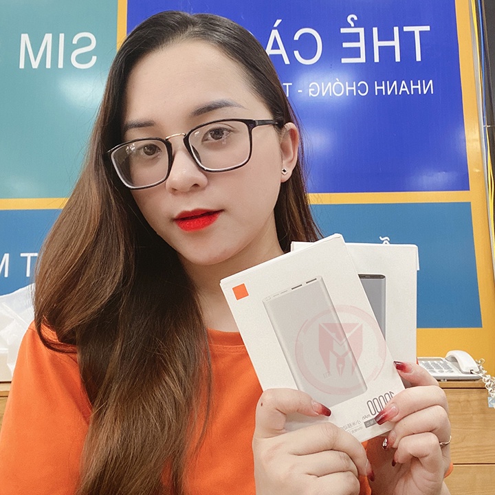 Pin sạc dự phòng Hoco Su02 20000mAh Mi Gen 3 10000mAh Sạc Nhanh 2 Cổng Ra Tích Hợp Đèn Pin Bảo Hành 6 Tháng