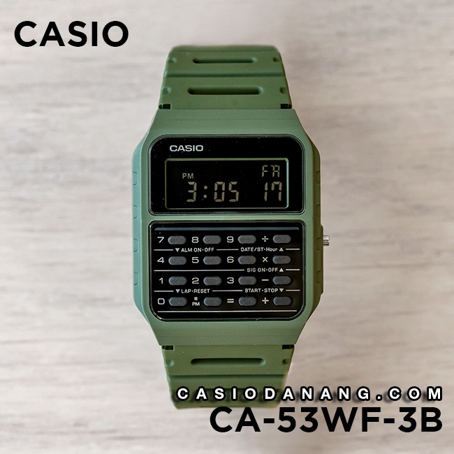 Đồng hồ nam dây nhựa Casio Standard chính hãng Anh Khuê CA-53WF-3BDF