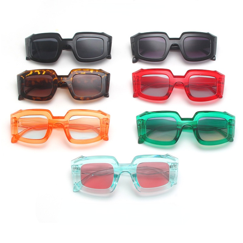 Kính Mát Gọng Nhỏ Màu Sắc Ngọt Ngào Thời Trang Phong Cách Phương Tây