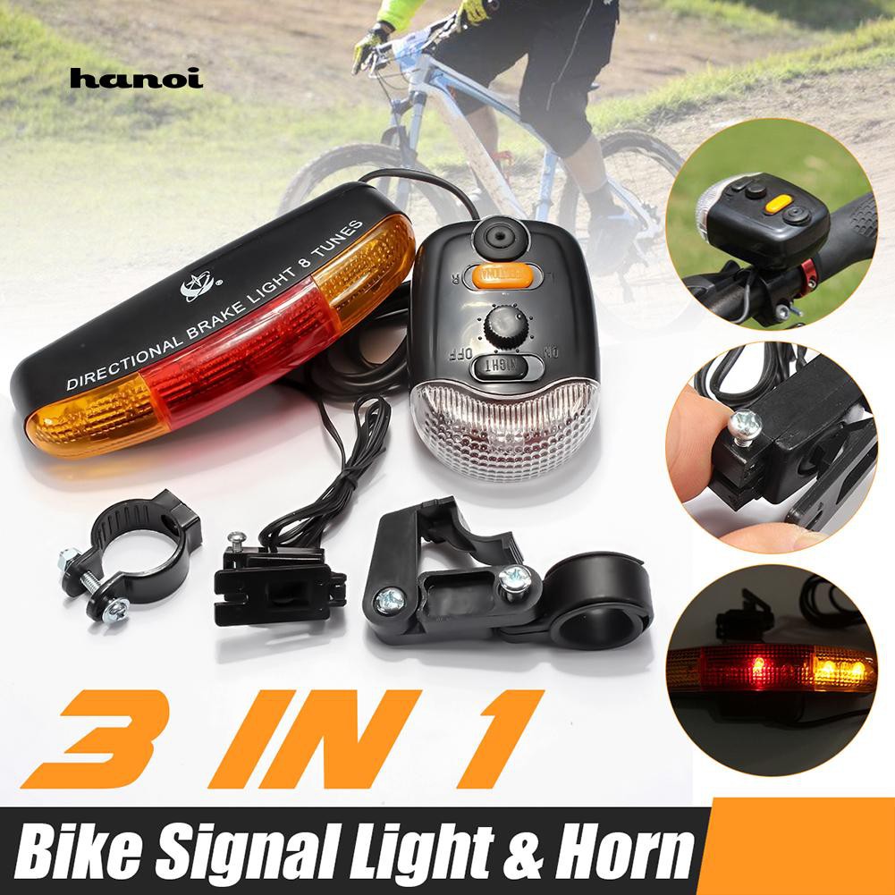 Đèn LED 7 bóng gắn đuôi xe đạp xc-408 thiết kế tiện dụng