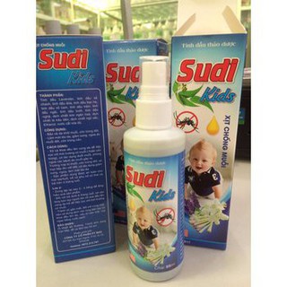 Xịt chống muỗi tinh dầu thảo dược Sudi 100ml -Fly@way