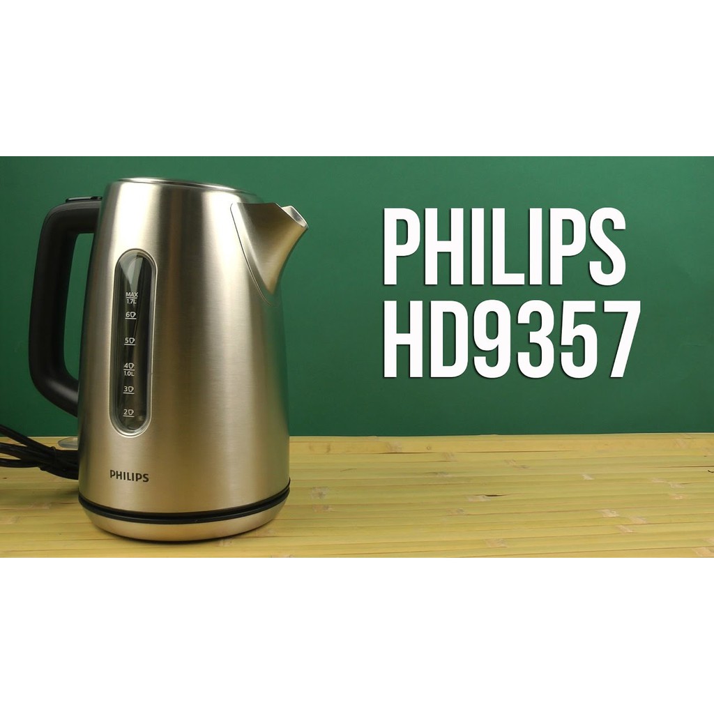 Ấm đun siêu tốc inox cao cấp Philips HD9357