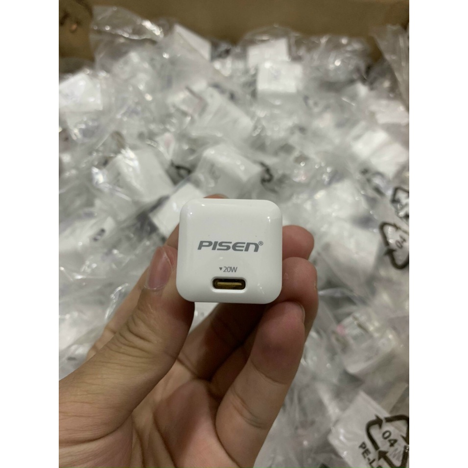 Cốc sạc nhanh siêu nhỏ .PISEN QUICK Teeny PD 20W /20W PD+USB/Mobox 20W PD .