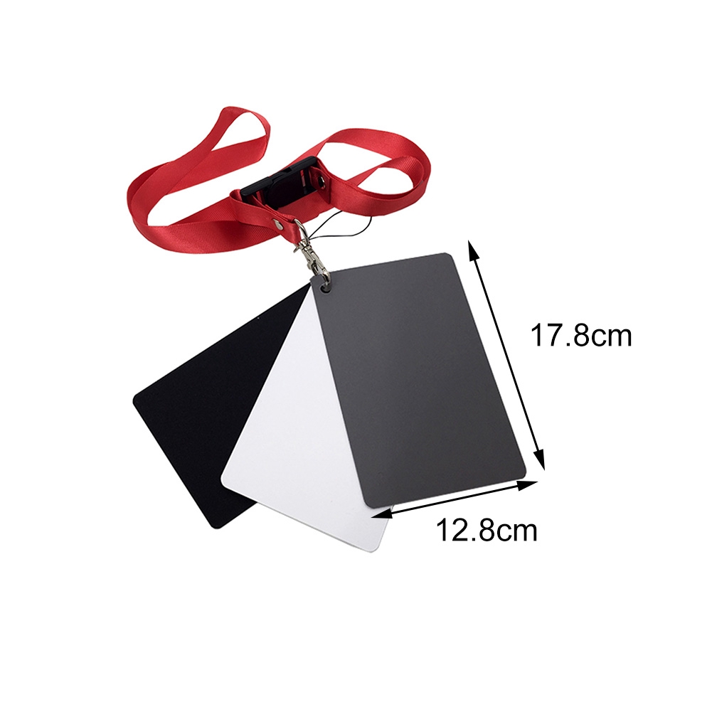 Tấm đo sáng xám kỹ thuật số chống trầy có dây đeo cho chụp ảnh