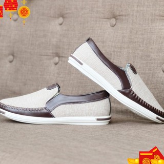 Giày lười nam da bò