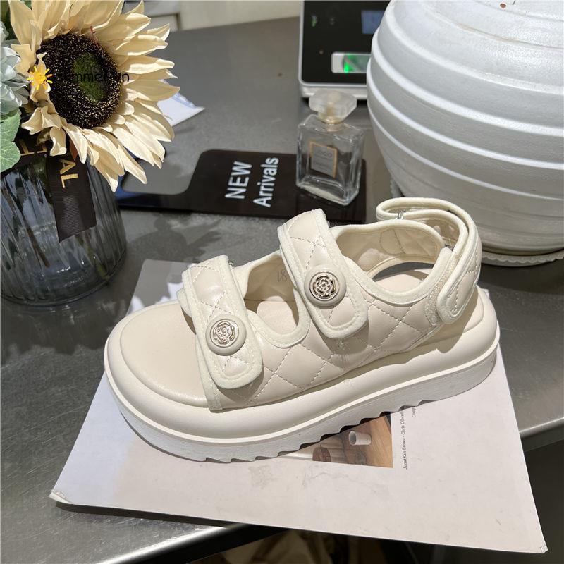 Sandal Thể Thao Đế Dày Phong Cách Thời Trang Mùa Hè Hàng Mới 2022 Dành Cho Nữ