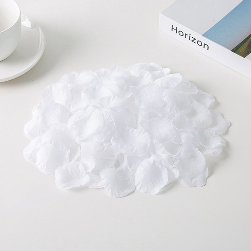 Bộ 100 Cánh Hoa Hồng Nhân Tạo Dùng Trang Trí Tiệc