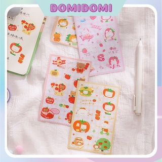 Sticker hình dán trang trí sổ tay eslite fruit animal dễ thương sáng tạo diy