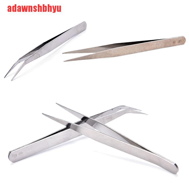 Set 2 Nhíp Thẳng Bằng Thép Không Gỉ Chuyên Dụng Cho May Vá