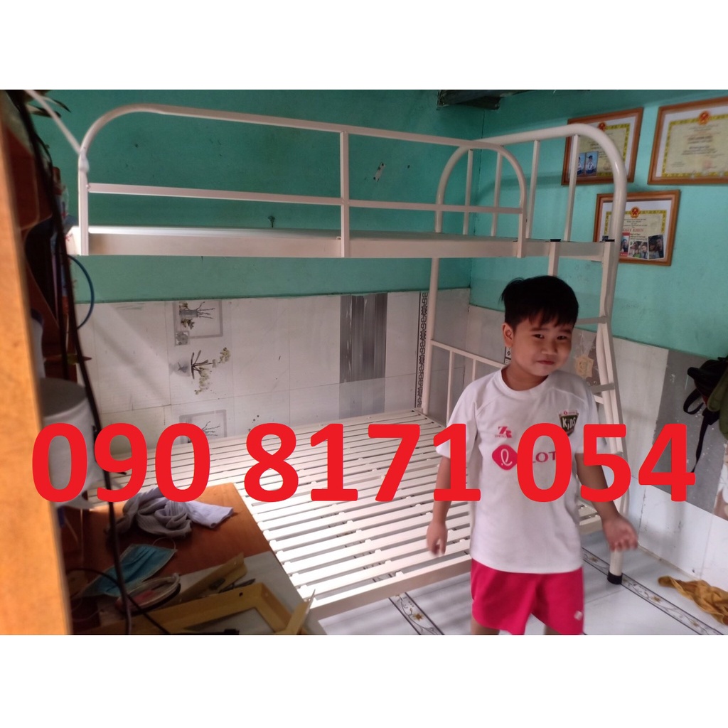 Giường hai tầng giá rẻ 80cm 1m 1m2 1m4 1m6 dài 2m giao hàng toàn hcm bình dương đồng nai
