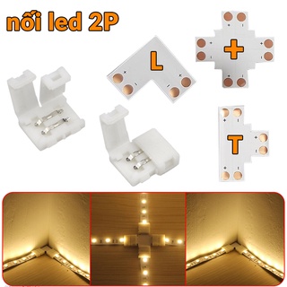 Đầu nối Led 2pin 8mm 2pin 10mm, kẹp nối nhanh dây đèn led 2 pin 5050 3825