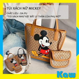Túi xách nữ mickey, túi xách nữ da mềm cao cấp, kiểu dáng công sở