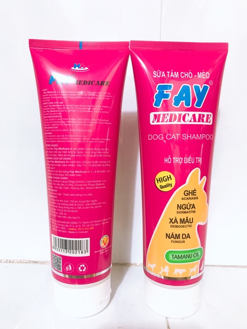 SỮA TẮM FAY 285ML ĐẶC TRỊ VIÊM DA - GHẺ - NẤM ...( FAY MEDICARE 285ML VỚI TINH DẦU MÙ U KHẮC TINH CỦA GHẺ,NẤM , XÀ MÂU )