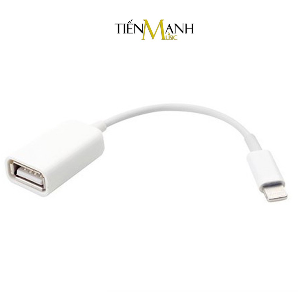 [Chính Hãng] Dây Cáp OTG Kết nối Micro, Đàn Organ, Piano Với iPhone, iPad iOS Lightning to USB Camera Adapter Mic