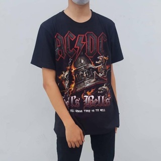 Áo AC⚡DC Hell's Bells còn size M